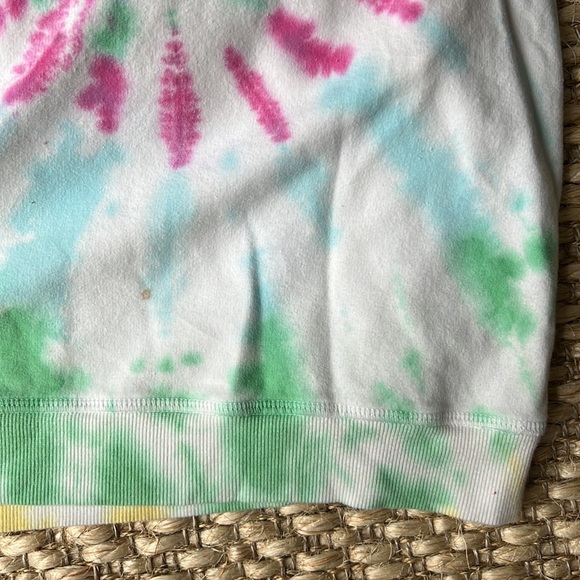 Electric & Rose, white tie dye sweatshirt, size small - Picture 5 of 5